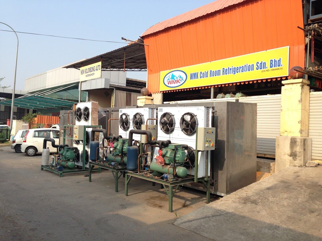 WMK Cold Room Refrigeration workshop in Kolombong, Kota Kinabalu